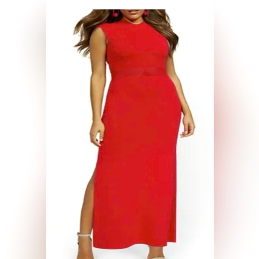 New York & Company maxi slit dress